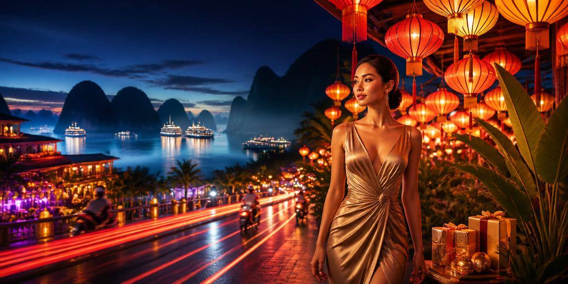 Đèn lồng Hạ Long Bay gợi không khí truyền thống Việt Nam trong cá cược trực tuyến