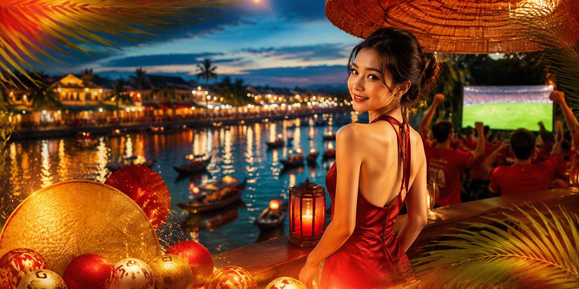 Không khí cá cược sôi động tại chợ đêm Hội An