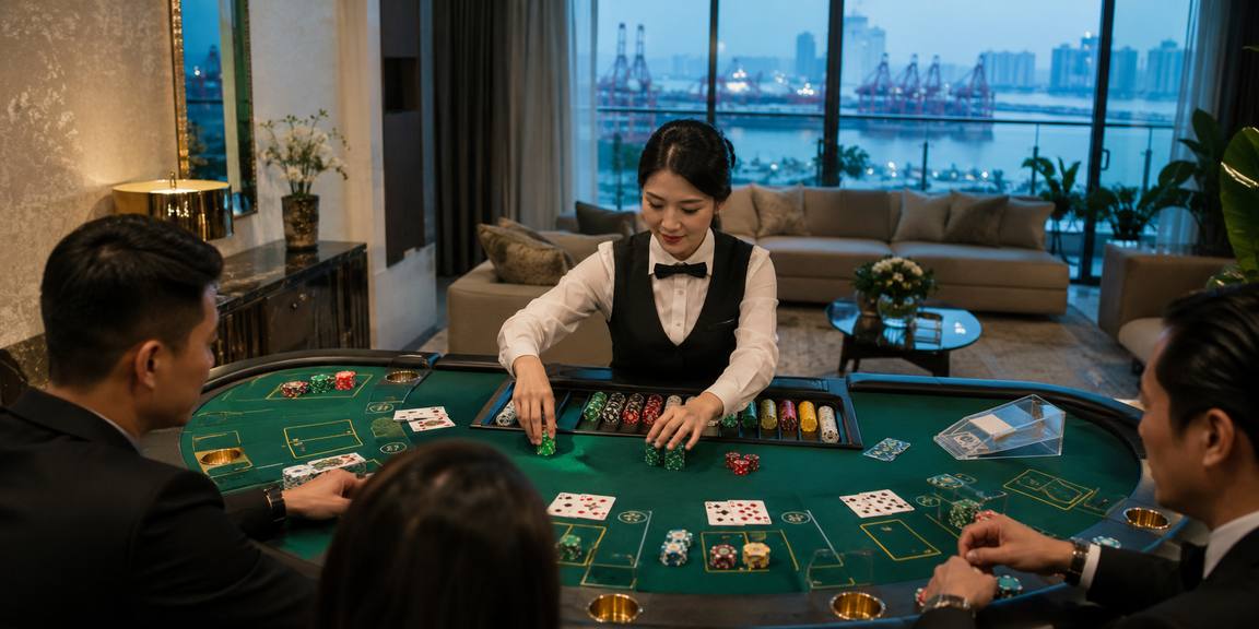 Baccarat casino với người mẫu Việt Nam
