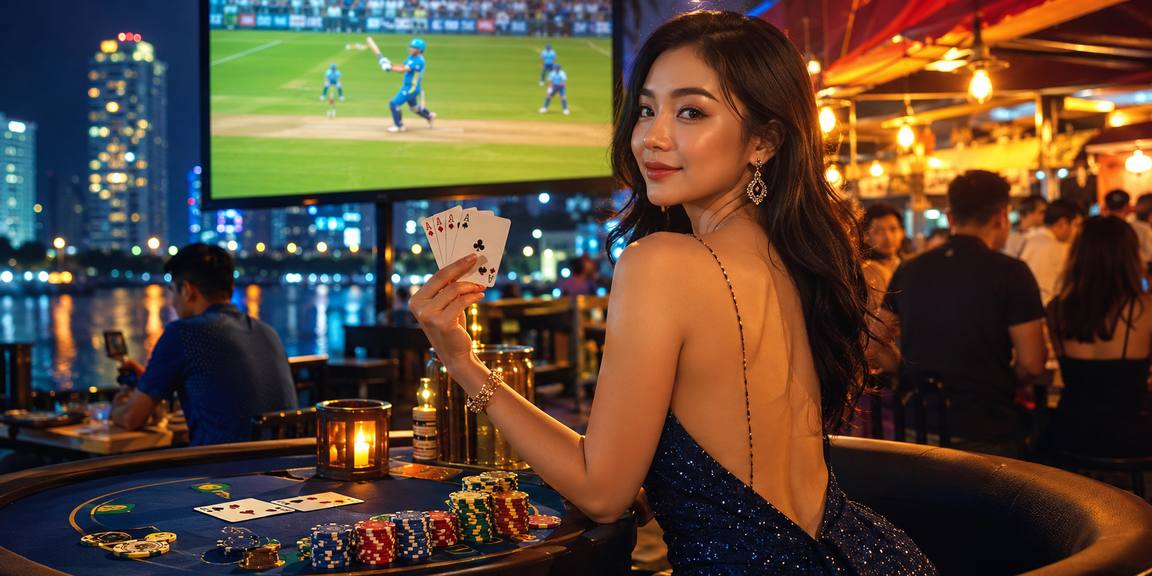 Người chơi poker tập trung trong ván bài căng thẳng tại Việt Nam
